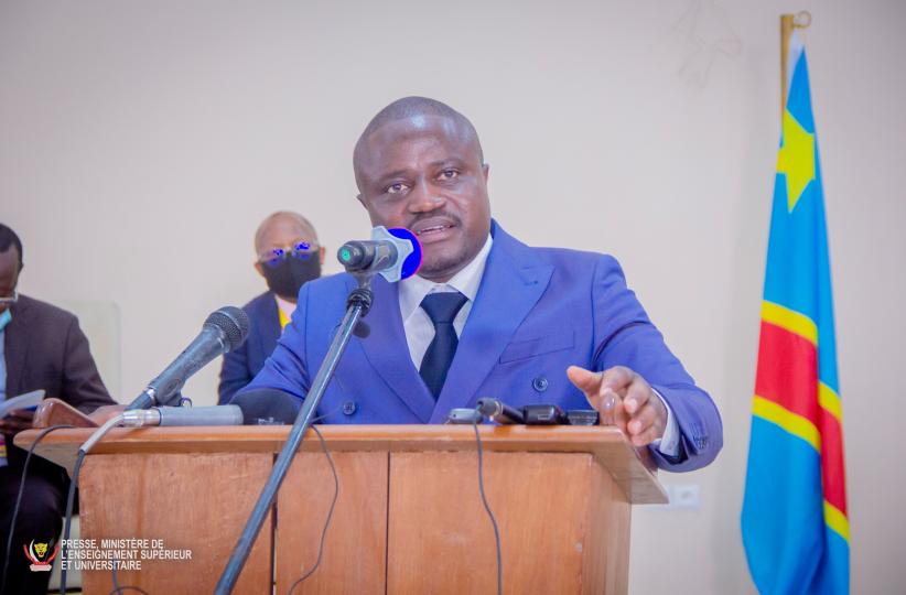 Muhindo Nzangi, ministre de l'ESU. Ph. Droits tiers.