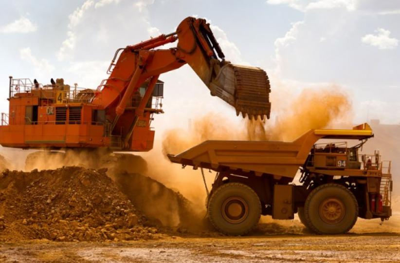 Carrière dans une mine