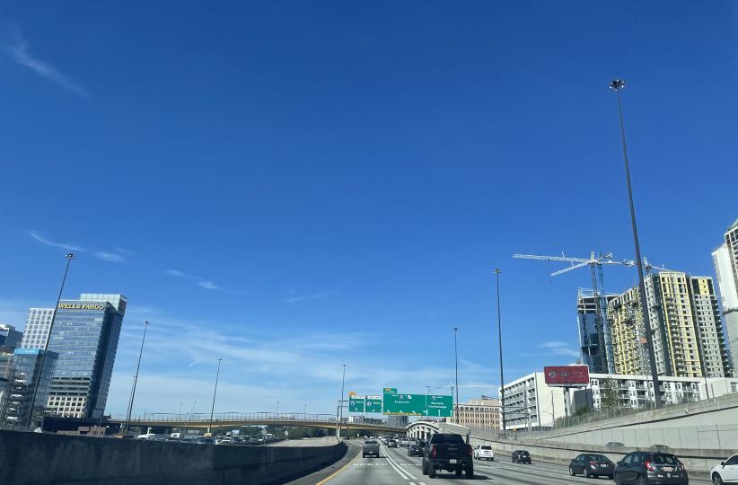 Une vue de la ville d’Atlanta (Géorgie/USA)