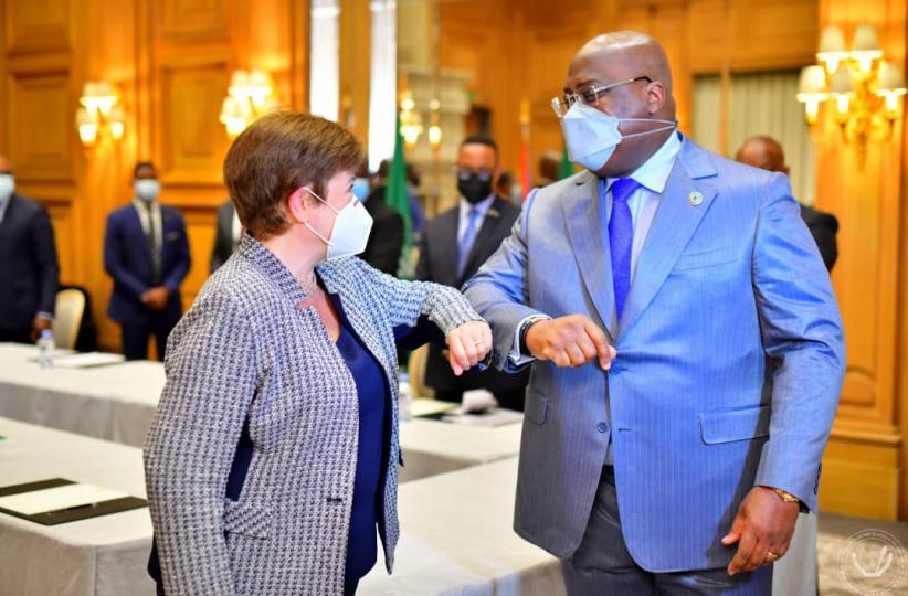 La DG du FMI et le Président de la RDC