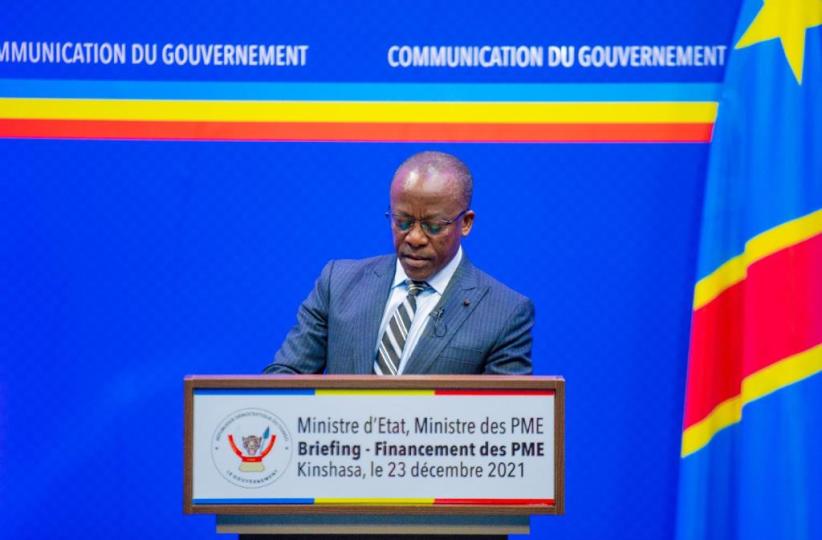 Eustache Muhanzi, ministre des PME. Ph. Droits tiers.