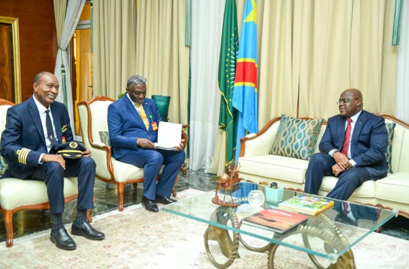 La délégation de Congo Airways à la Cité de l'Union Africaine 