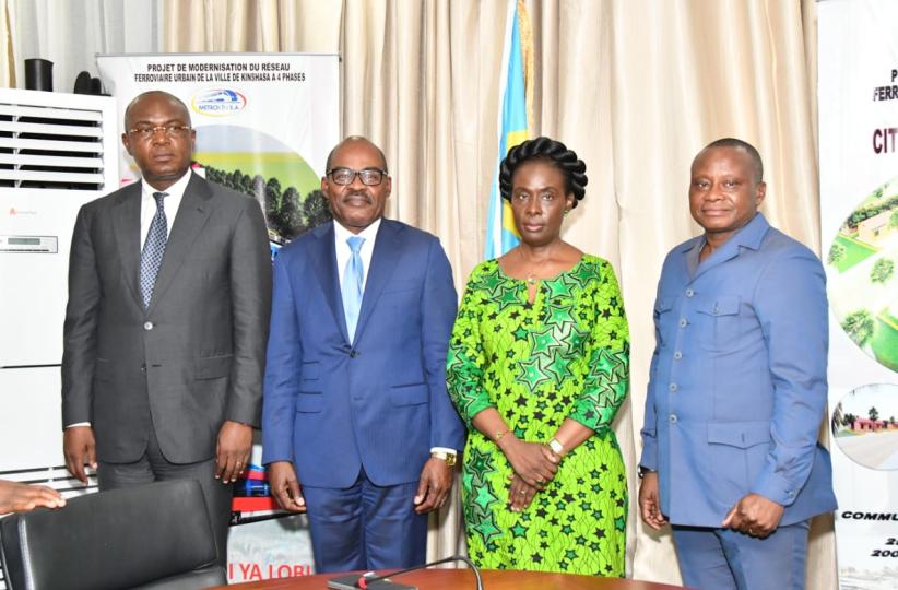 Réunion entre le gouvernement et l'hôtel de Ville de Kinshasa sur le transports ferroviaire dans la capitale 