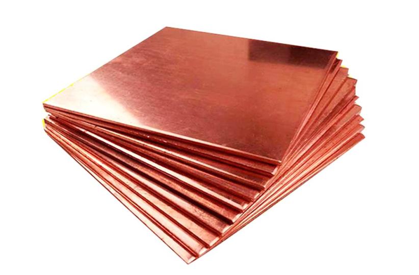 Des plaques en cuivre