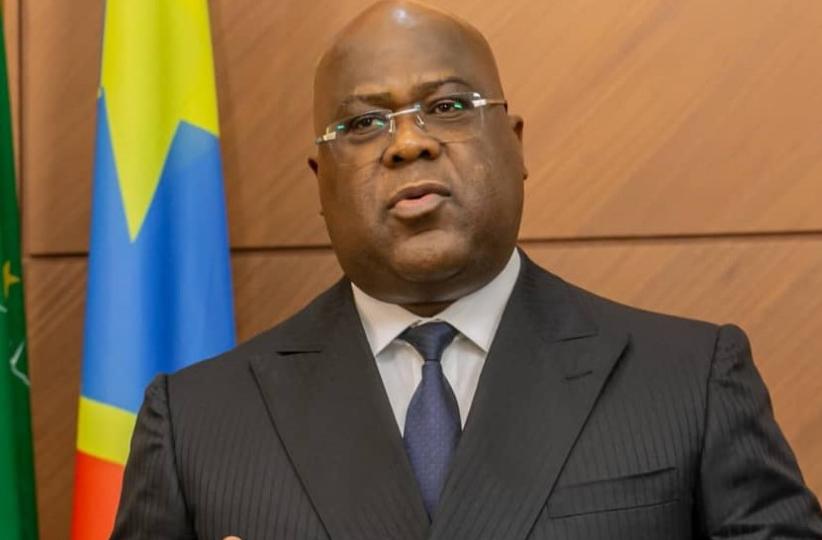 Le président de la République s'adressant à la nation