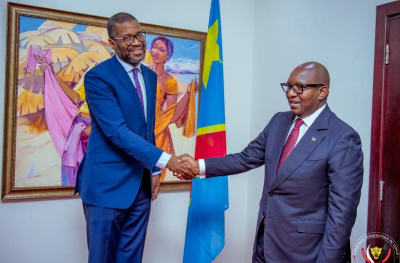 Le Premier Ministre recevant le patron de City Bank à la Primature 