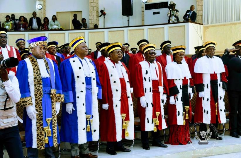 La cérémonie de prestation de serment a eu lieu au Palais de la Nation 