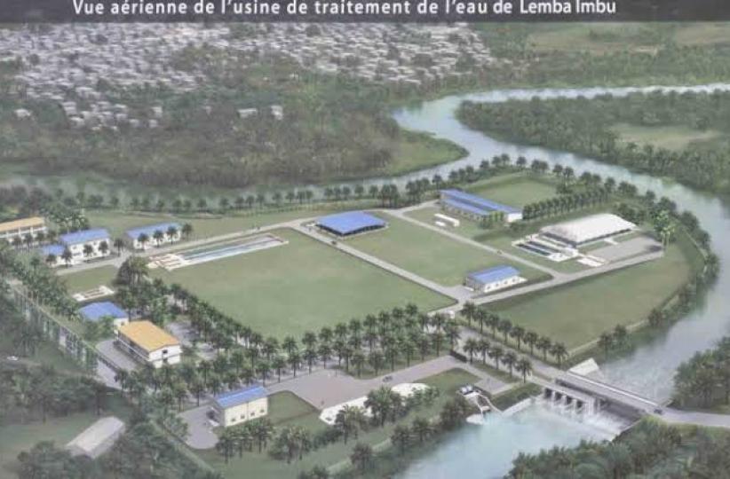 L'Usine de traitement d'eau de Lemba Imbu