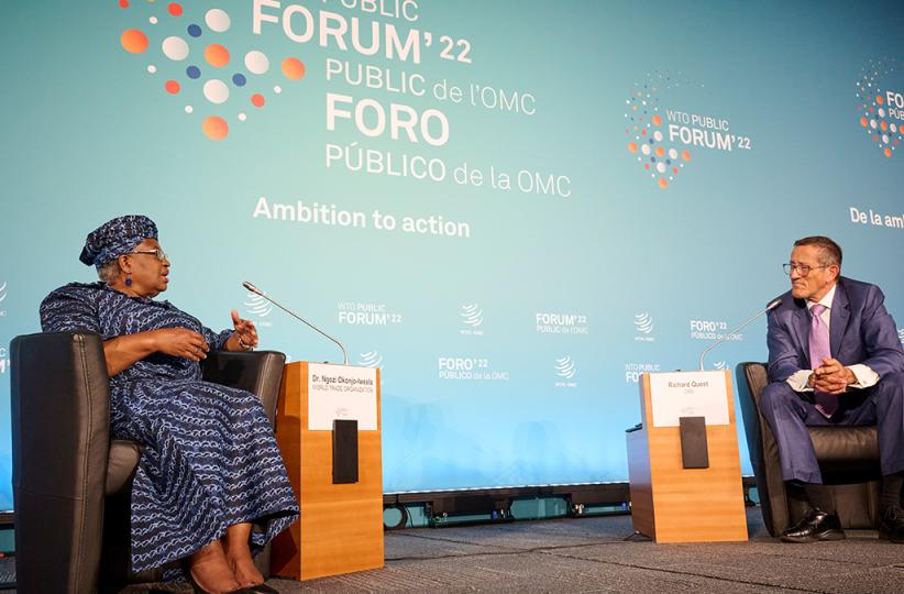 Le Forum public 2022 s’ouvre sur un avertissement de la DG Okonjo-Iweala contre le danger de “faire comme si de rien n’était”