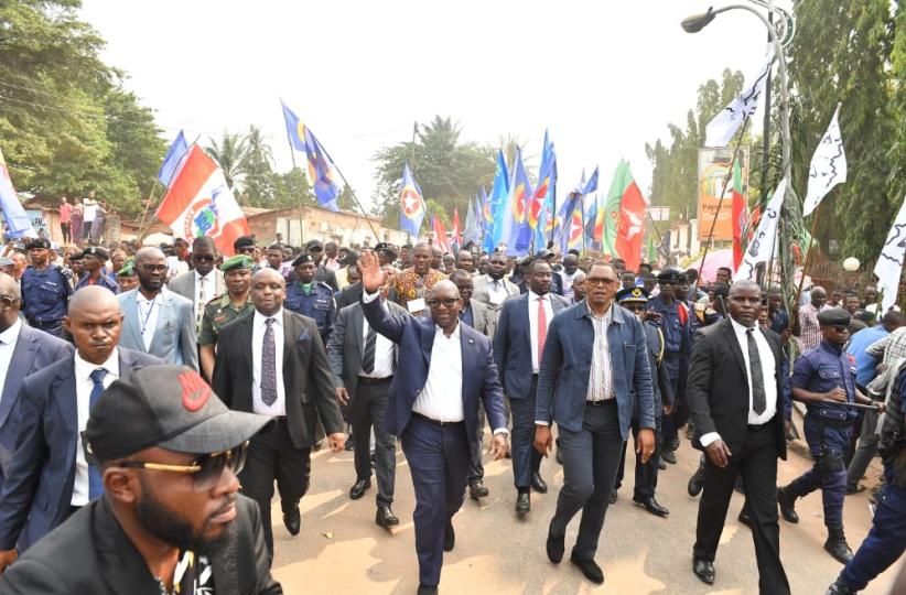 Arrivée du Premier Ministre dans la ville de Mbuyi-mayi ce lundi