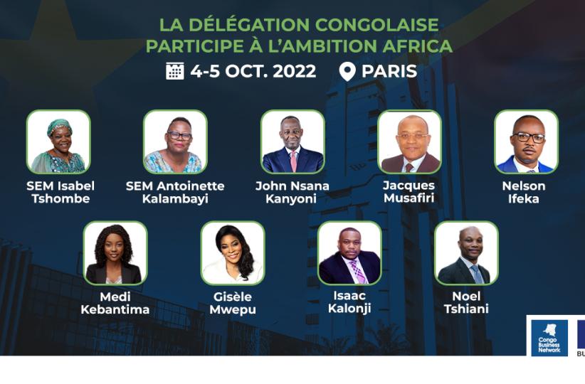 Les participants pour le compte de la RDC