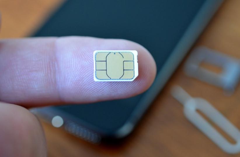 Une carte sim