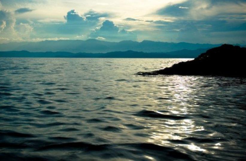 Une vue du lac Kivu