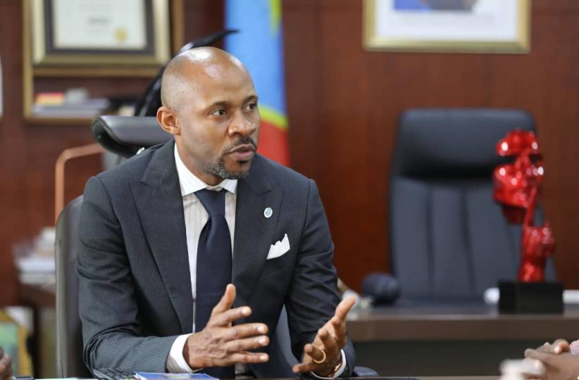 Le Ministre de la Communication et Médias Patrick Muyaya 