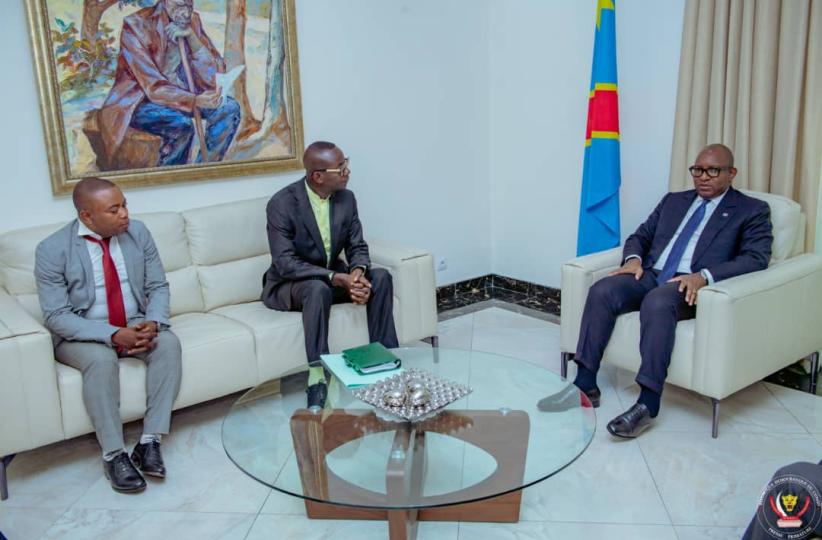Le Premier Ministre Sama Lukonde a reçu le Staff dirigeant de cette nouvelle institution 