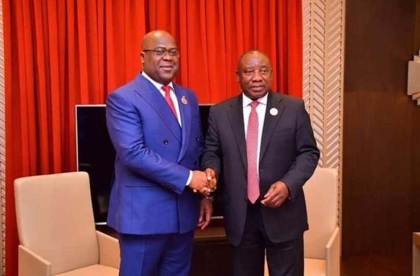 Le président sud-africain effectue une visite officielle de 48 heures à Kinshasa 
