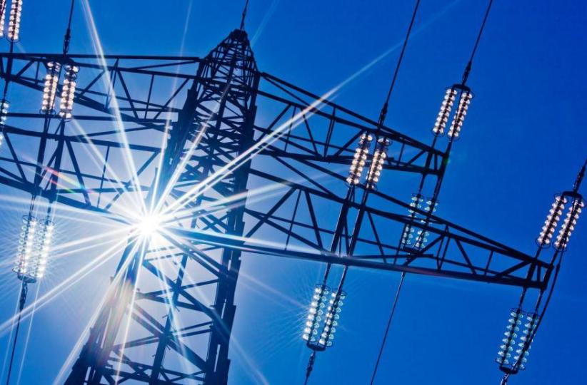 Une ligne haute tension. Photo d'illustration