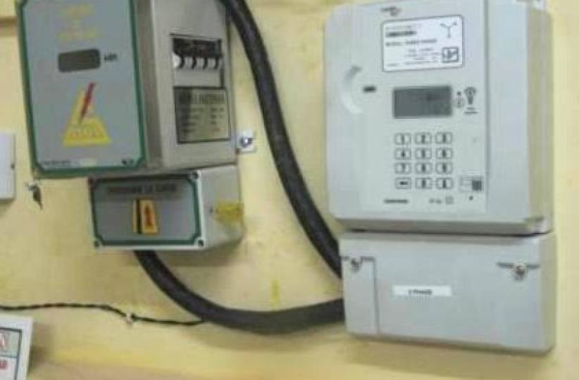 Un compteur à  prépaiement. Photo d'illustration. 