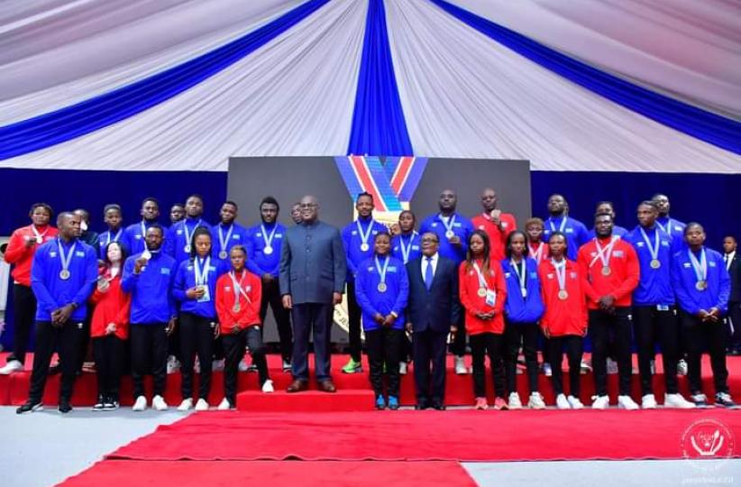 Le Chef de l'État a offert un dîner aux médaillés congolais des Jeux de la Francophonie 