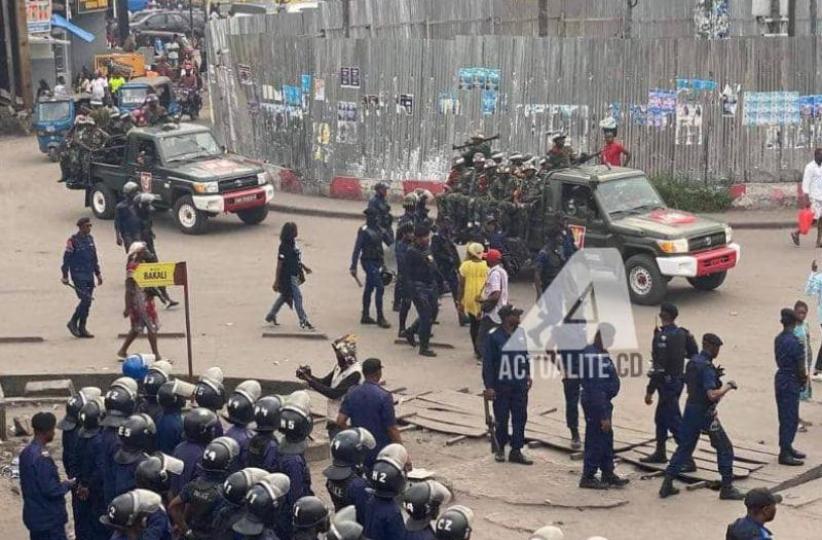 Marche de l'opposition à Kinshasa
