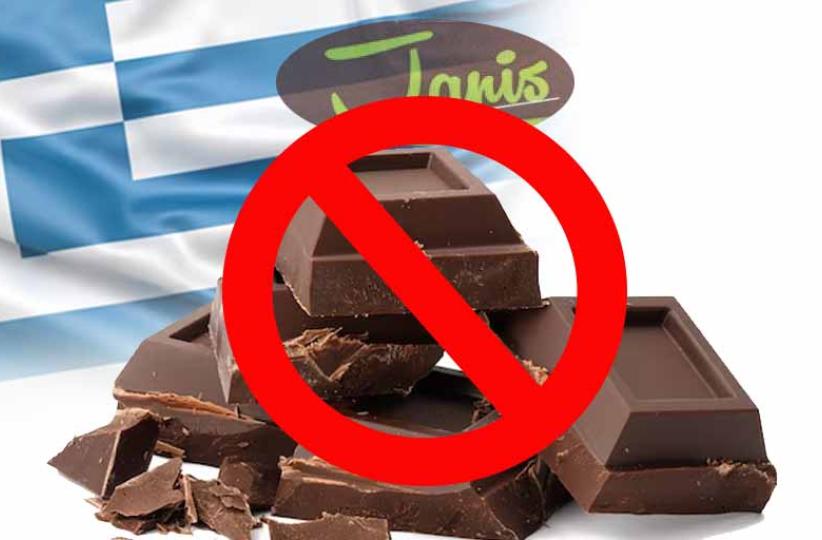 Des barres de Chocolat Jannis