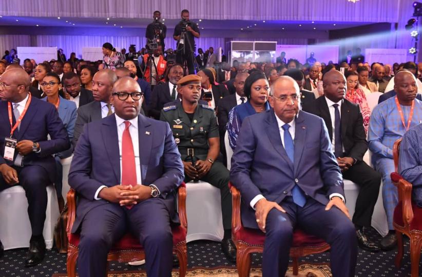 Le Premier Ministre Sama Lukonde ici au côté de son homologue ivoirien Patrick ACHI 