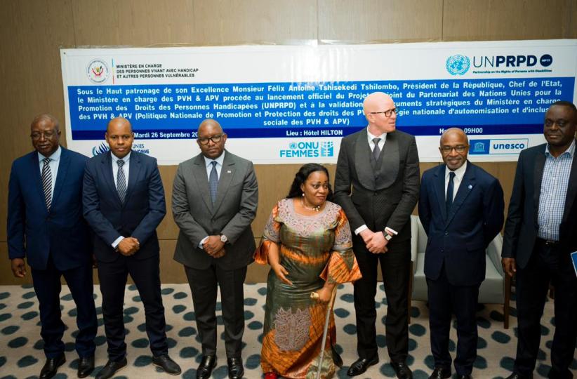 Le Premier Ministre Sama Lukonde a présidé la cérémonie de lancement de ce projet en présence des agences des Nations unies 
