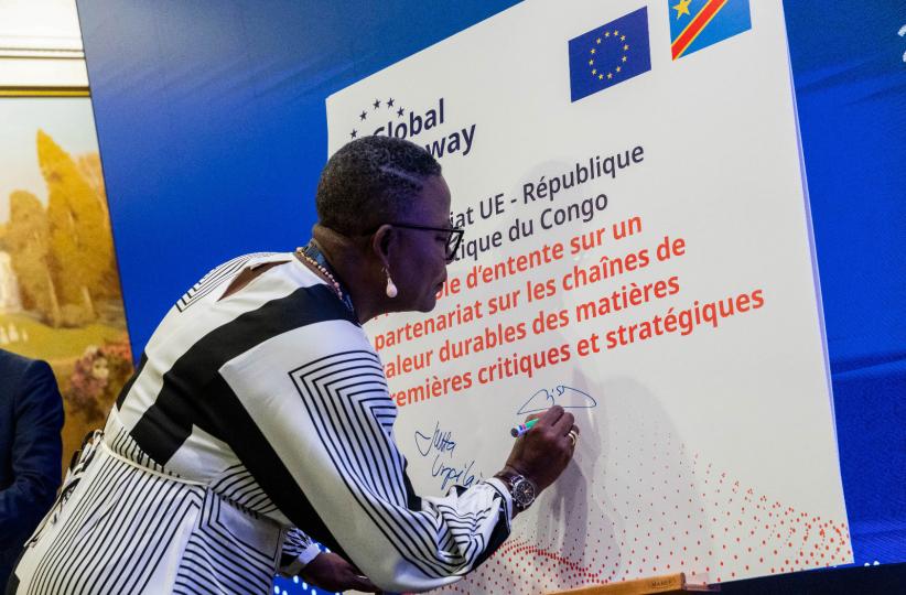Mme Antoinette N'samba, Ministre des Mimes de la RDC 
