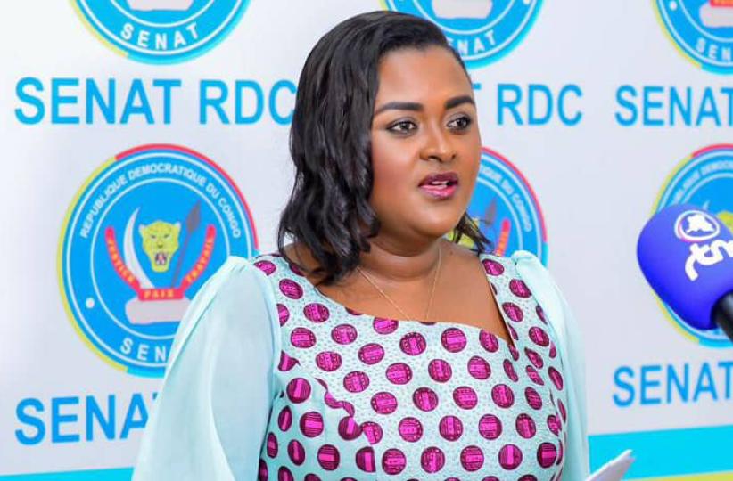Francine Muyumba, initiatrice de  cette Proposition de loi 