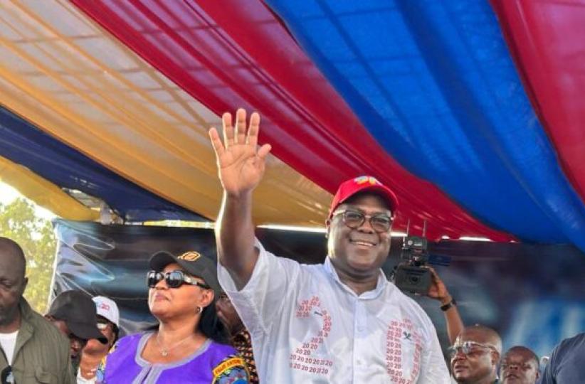 Félix Tshisekedi lors de son meeting le mardi 12 décembre à Mbuji-Mayi 