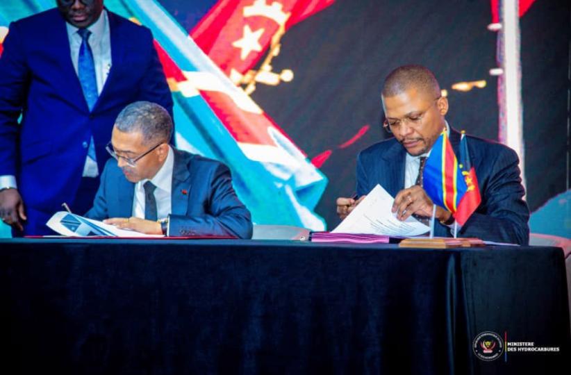 C'est le ministre congolais des Hydrocarbures qui a signé cet accord avec son homologue de l'Angola