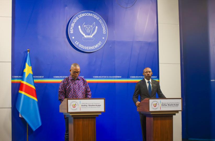 Le VPM en charge de l'intérieur et le Ministre de la Communication et Médias ont échangé avec la presse lors d'un Briefing 