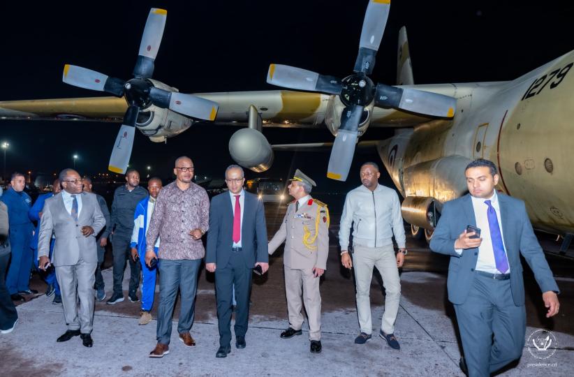 Le VPM en charge de l'Intérieur a assisté au départ de ses avions à l'aéroport de N'djili 