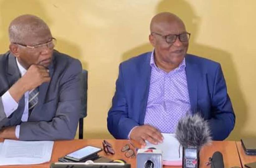 Le directeur du REGED (à gauche) et le président de l'ODEP
