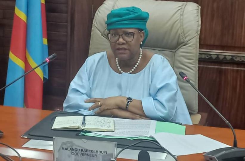 La Gouverneure de la Banque Centrale du Congo,  Mme Malangu Kabedi Mbuyi 