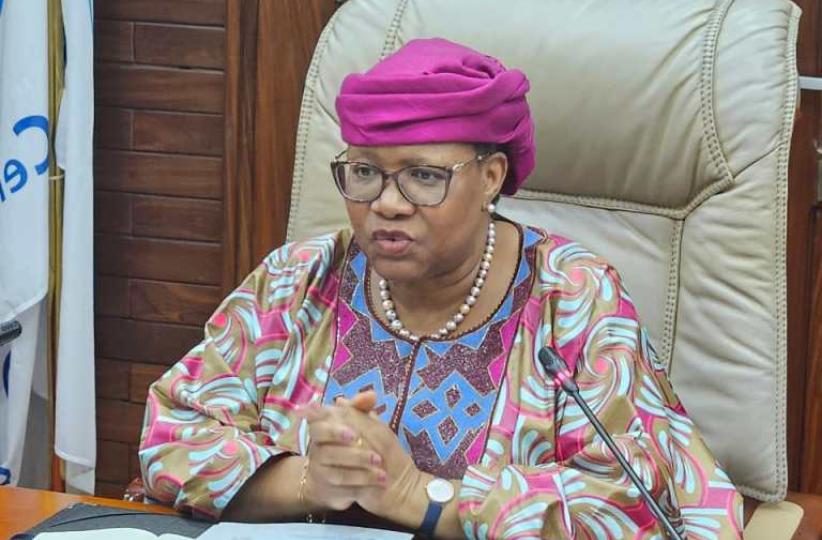 La Gouverneure de la BCC,  Mme Malangu Kabedi Mbuyi 