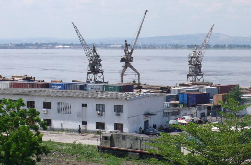 Le port public de Kinshasa. Photo d'illustration