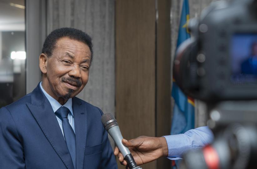 Christophe Mboso,  président du bureau provisoire de l'Assemblée nationale 