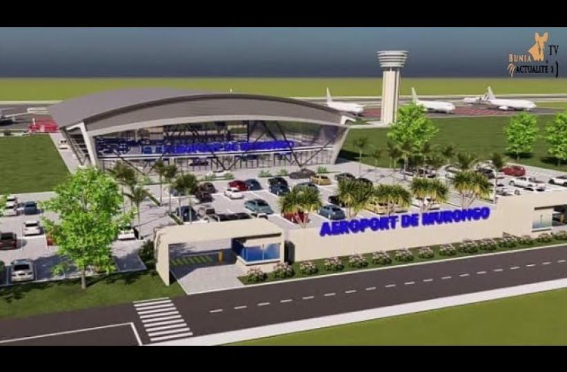 La maquette du nouvel aéroport de Bunia