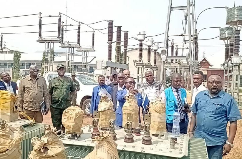 Réception des transformateurs dans le Kongo central 