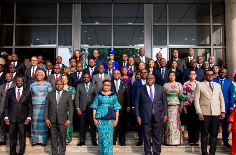 Les membres du Gouvernement Suminwa 1