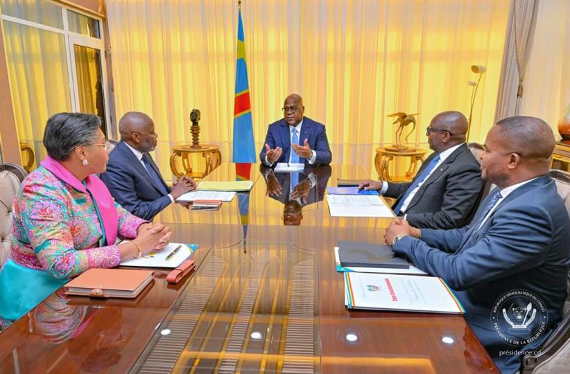 Première réunion inter-institutionnelle du deuxième quinquennat de Félix Tshisekedi
