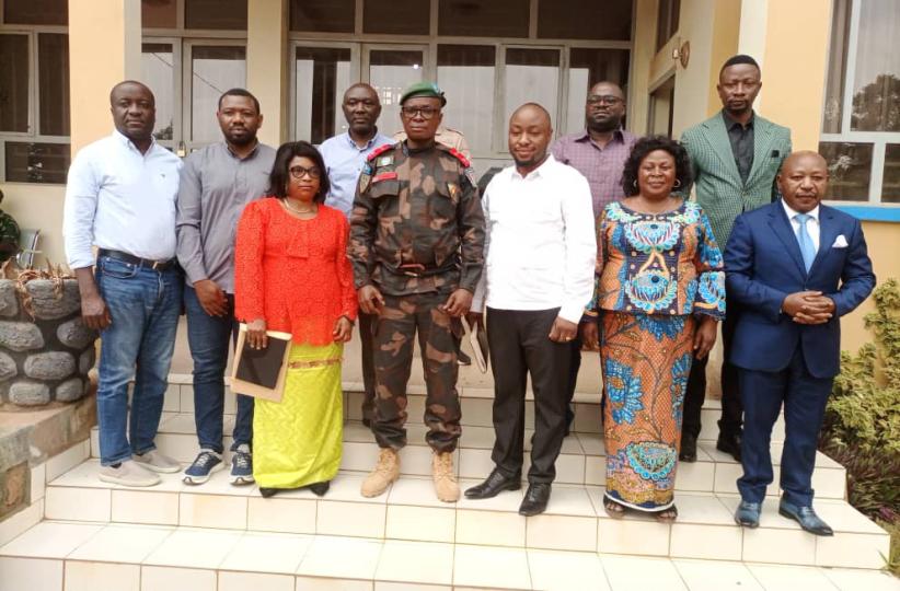 L'association des exportateurs de café et cacao (ASSECAF) avec quelques autorités du Nord-Kivu