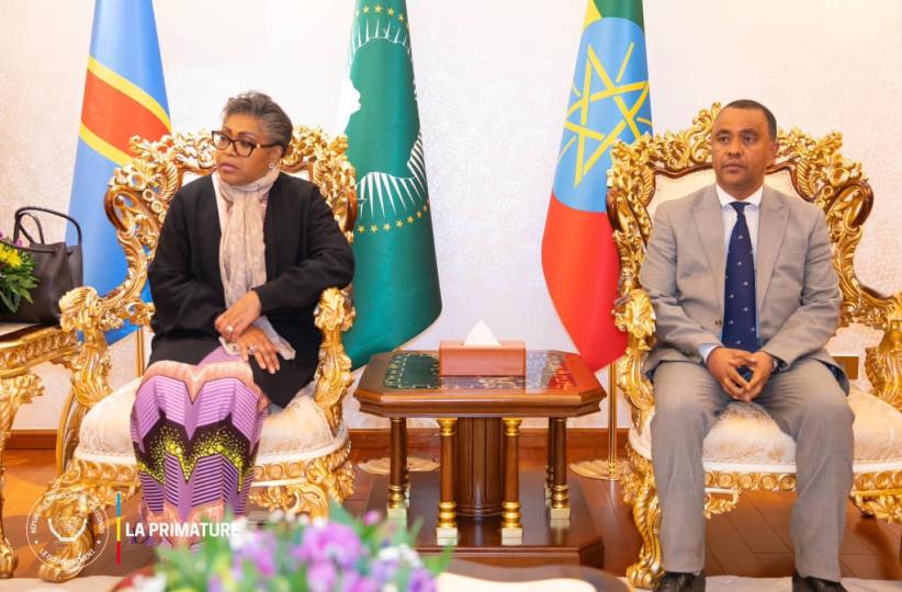 Judith Suminwa à Addis-Abeba 