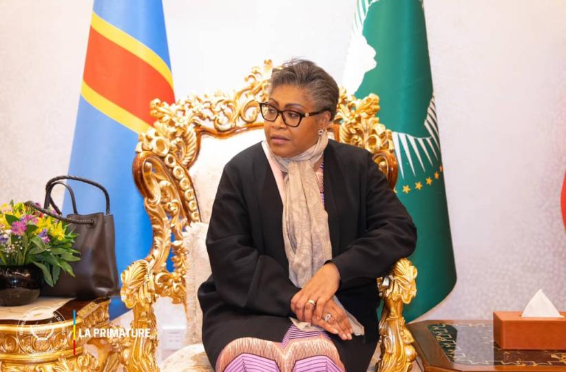 Judith Suminwa à Addis-Abeba 