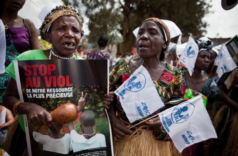 Photo d'illustration de femmes congolaises, victimes de violences sexuelles de conflits armés en RDC