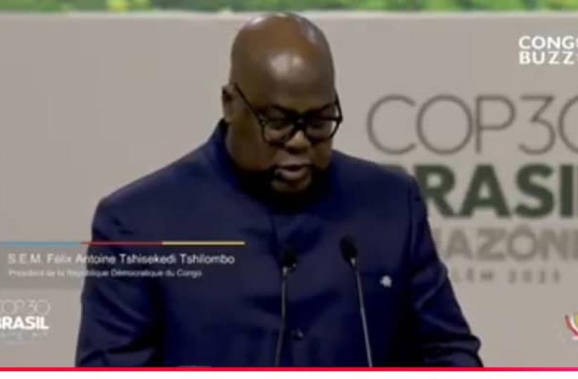 Félix Tshisekedi à la Cop 30