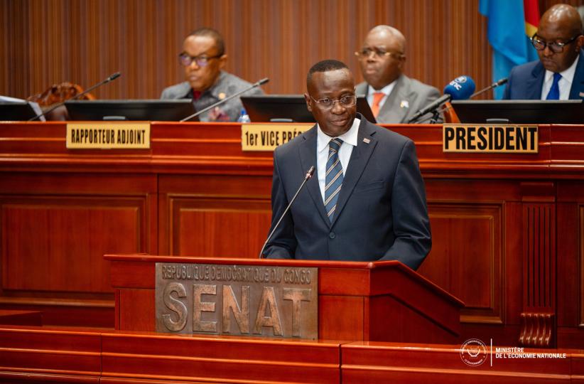 Mukoko Samba, ministre congolais de l'économie nationale 