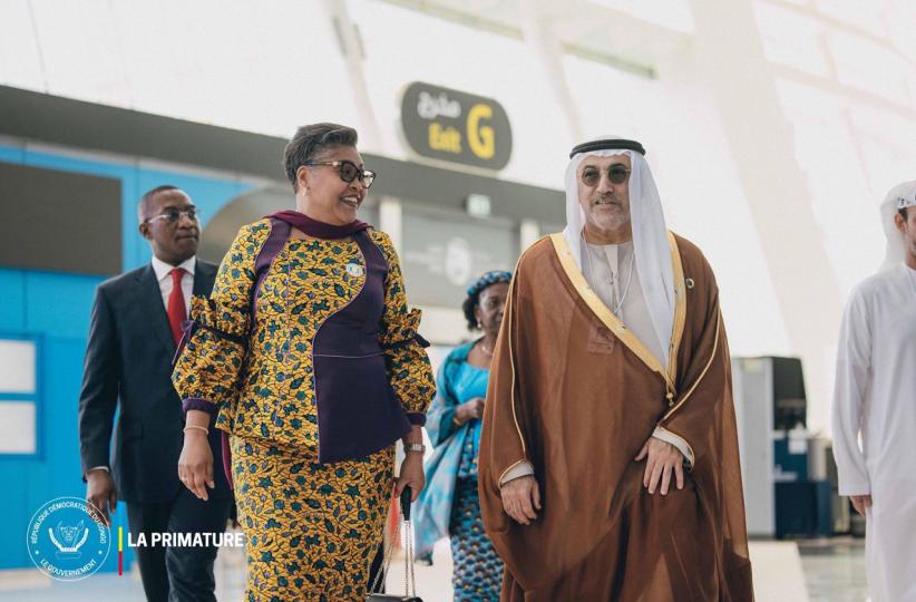 La Première Ministre de la RDC, Judith Suminwa, lors de la Semaine de la Durabilité d’Abu Dhabi 2026 ouverte ce mardi 13 janvier 3026 au Centre ADNEC