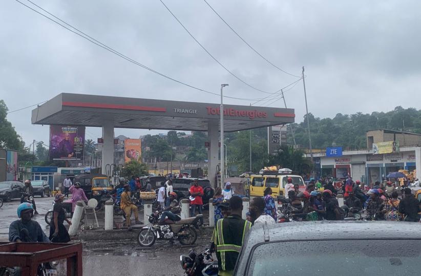 Pénurie de carburant à Kinshasa 